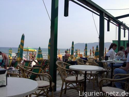 Bar sulla spiaggia Alassio